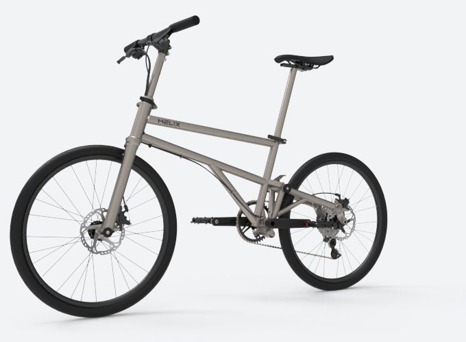 The New Standard in Folding Bikes. Big Wheels. Titanium Frame